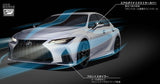 TRD JAPAN 2021-2025 Lexus IS F-Sport Factory Painted Front Spoiler Kit