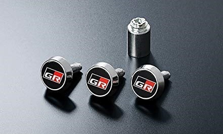 Genuine Toyota Japan 2020-2025 GR Gazoo Racing License Plate Lock Bolt Set