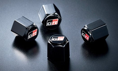 Genuine Toyota Japan 2020-2025 GR Gazoo Racing Wheel Valve Caps
