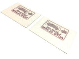 Genuine Lexus Japan Auto Alarm with Camera Label Set (Set of 2)
