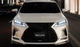 Genuine Lexus Japan 2020-2022 RX/RX-L Front Spoiler Kit (UNPAINTED) with Chrome Garnish