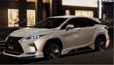 Genuine Lexus Japan 2020-2022 RX/RX-L Side Skirts (UNPAINTED) with Chrome Garnish