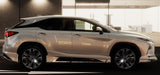 Genuine Lexus Japan 2020-2022 RX/RX-L Side Skirts (UNPAINTED) with Chrome Garnish