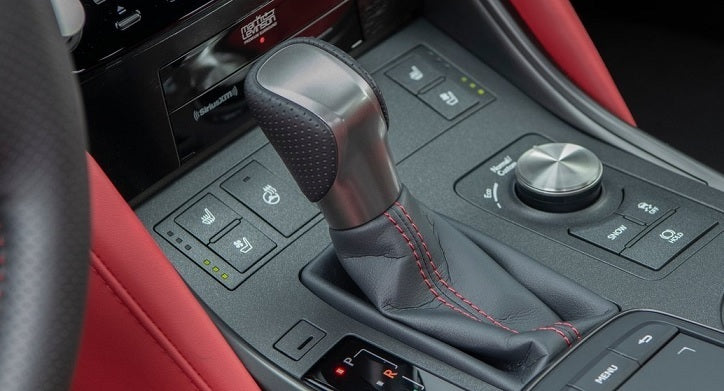 lexus is gear knob Genuine Lexus Japan 2021-2025 IS F-Sport Punching Leather Shift Knob
