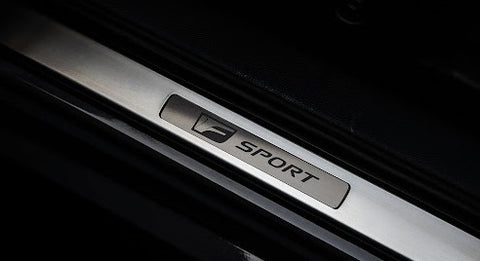 Genuine Lexus Japan 2021-2025 IS F-Sport Front Scuff Plate Set with F SPORT Logo