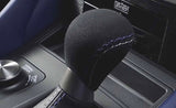 Genuine Lexus Japan 2021 RC-F Performance-PKG Alcantara Leather Shift Knob (Blue and White Stitching)