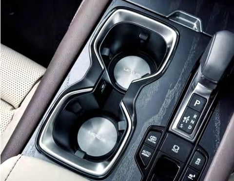 Genuine Lexus Japan 2023-2024 RX Aluminum Cup Holder Plate Set