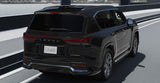 Genuine Lexus Japan 2022-2025 LX Factory Painted Rear Skirts with Chrome Garnish