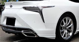 TRD JAPAN 2018-2025 Lexus LC 500/500h Rear Bumper Side Spoiler and Rear Diffuser Kit
