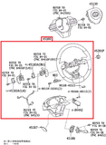 Genuine Lexus Japan 2020 GS F-Sport Eternal Touring Edition Steering Wheel Kit