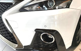 Genuine Lexus Japan 2018-2020 CT F-Sport Fog Lamp Mesh Bezel Set with Chrome Rings