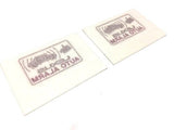 Genuine Lexus Japan Auto Alarm with Camera Label Set (Set of 2)