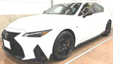 Genuine Lexus Japan 2021-2025 IS F SPORT Piano Black Factory Painted Side Spoiler Kit