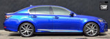 Genuine Lexus Japan 2016-2020 Lexus GS Chrome Body-Side Lower Moldings (Set of 4)