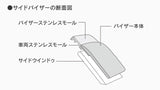 Genuine Lexus Japan 2016-2020 GS/GS-F Premium Side Window Visor Set