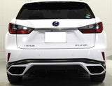 TRD JAPAN 2016-2019 Lexus RX Rear Diffuser Kit and Dual Exhaust System (UNPAINTED)