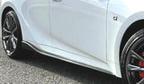 Genuine Lexus Japan 2021-2025 IS F SPORT Piano Black Factory Painted Side Spoiler Kit