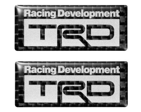 TRD JAPAN Carbon Badge Set (Set of 2) Type-C