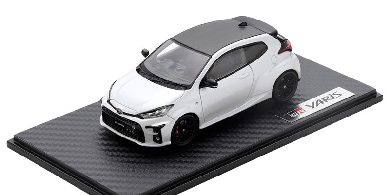 2020 Toyota GR YARIS 1/43 Scale Diecast Model Car (White