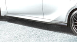 Genuine Lexus Japan 2021-2025 IS F SPORT Piano Black Factory Painted Side Spoiler Kit