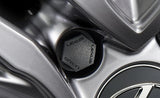Genuine Lexus Japan 2021-2025 IS Matte Black Hub Bolt Caps with Lexus Logo (SET OF 20)
