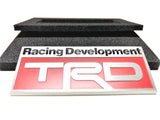 TRD JAPAN 3D Metal Plate Emblem - Red Type