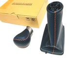 Genuine Lexus Japan 2016-2020 GS-F Punching Leather Shift Knob (Blue and Orange Stitching)