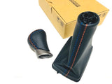 Genuine Lexus Japan 2016-2020 GS-F Punching Leather Shift Knob (Blue and Orange Stitching)