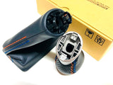 Genuine Lexus Japan 2016-2020 GS-F Punching Leather Shift Knob (Blue and Orange Stitching)