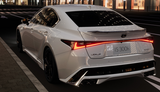 Genuine Lexus Japan 2021-2025 IS Factory Painted Rear Spoiler Kit with Chrome Garnish