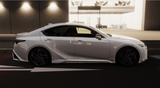 Genuine Lexus Japan 2021-2025 IS Factory Painted Side Skirts with Chrome Garnish