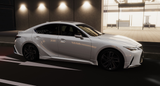 Genuine Lexus Japan 2021-2025 IS Factory Painted Side Skirts with Chrome Garnish