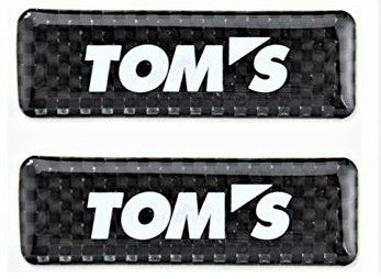 TOM'S JAPAN Carbon Badge Set (Set of 2)