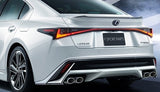 Genuine Lexus Japan 2021-2025 IS Factory Painted Rear Spoiler Kit with Chrome Garnish