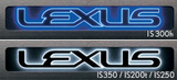 Genuine Lexus Japan 2014-2016 IS Illuminated Door Scuff Plate Set