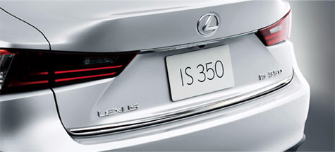 Genuine Lexus Japan 2014-2016 IS Chrome Rear Trunk Garnish