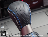 Genuine Lexus Japan 2015-2024 RC-F Punching Leather Shift Knob (Blue and White Stitching)