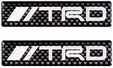 TRD JAPAN Carbon Badge Set (Set of 2) Type-D