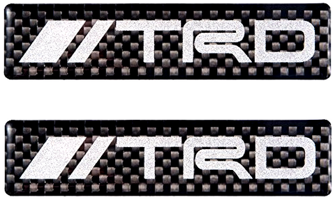 TRD JAPAN Carbon Badge Set (Set of 2) Type-D