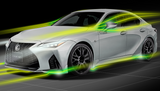 TRD JAPAN 2021-2024 Lexus IS F-Sport Factory Painted Side Skirts