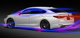 TRD JAPAN 2022-2025 Lexus ES Factory Painted Side Skirts