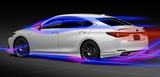 TRD JAPAN 2022-2024 Lexus ES Factory Painted Side Skirts