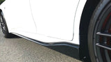 Genuine Lexus Japan 2021-2025 IS F SPORT Piano Black Factory Painted Side Spoiler Kit