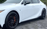 Genuine Lexus Japan 2021-2025 IS F SPORT Piano Black Factory Painted Side Spoiler Kit
