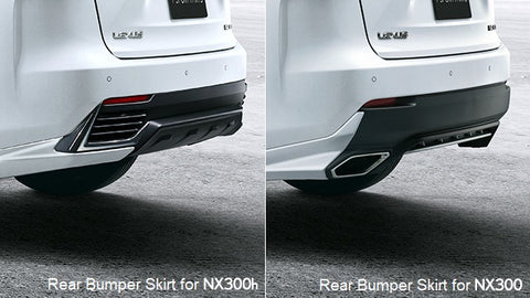 Genuine Lexus Japan 2018-2021 NX Factory Painted Rear Skirts