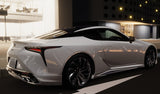 Genuine Lexus Japan 2018-2025 LC Factory Painted Side Skirts with Chrome Garnish