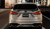 Genuine Lexus Japan 2016-2022 RX Rear Back Door Spoiler with Chrome Garnish (UNPAINTED)