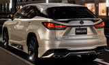 Genuine Lexus Japan 2016-2022 RX Rear Back Door Spoiler with Chrome Garnish (UNPAINTED)