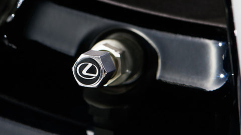 Genuine Lexus Japan Wheel Valve Caps (Chrome)