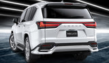 Genuine Lexus Japan 2022-2025 LX Factory Painted Rear Skirts with Chrome Garnish
